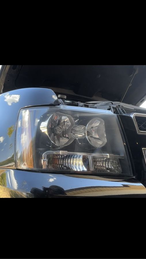 2008 Chevrolet Tahoe headlight after restoration — Stay Bright OKC